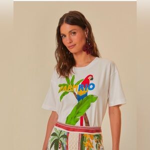 White Farm Rio Organic Cotton Relaxed T-Shirt XS-L